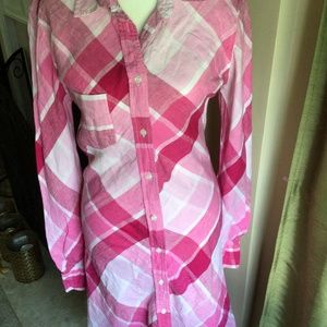 Victoria Secret diagonal striped  pink dress size 6